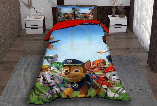 روتختی یکنفره طرح کارتونی Paw patrol 