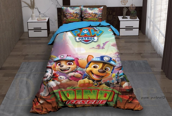 روتختی یکنفره طرح کارتونی Paw patrol 2