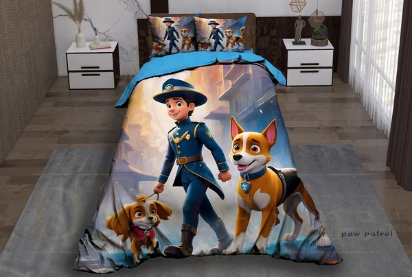 روتختی یکنفره طرح کارتونی Paw patrol 4