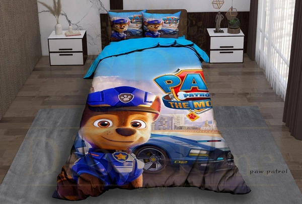چاپ روی پارچه طرح کارتونی Paw patrol 5