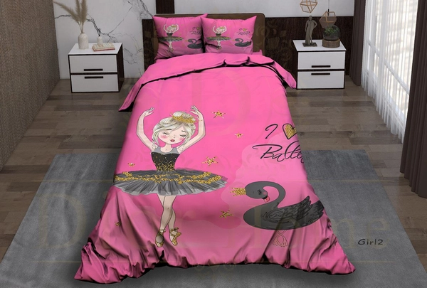 چاپ روی پارچه روتختی طرح Girl 3